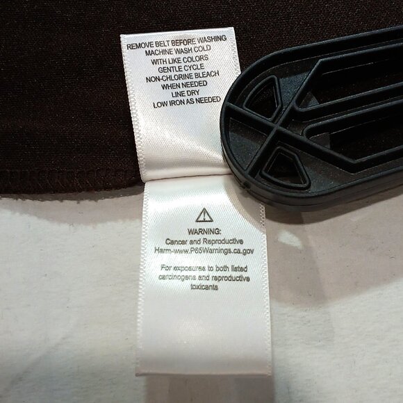 ROBBIE BEE Cowl Neck A-Line Multicolor Lined 3/4 Sleeve Stretch Midi Dress Sz L - Picture 10 of 12